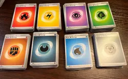 Pokemon TCG Basic WATER Energy 2023 (Scarlet and Violet 005) 10-Card Play Set - Image 1