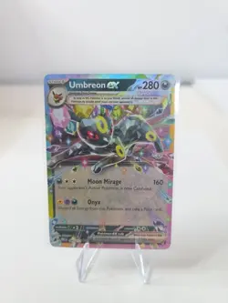 Pokemon TCG Umbreon EX 60/131 Double Rare Holo Card Prismatic Evolutions - Image 1