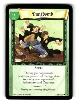 2001 Harry Potter Trading Card Game Dungbomb 81/116 C - Image 1