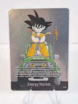 Son Goku E-48 Silver Energy Marker Dragon Ball Manga Booster Card Fusion World - Image 2