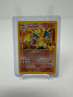 Pokemon Charizard Celebrations 25 Anniversary Holo Rare Card 4/102 Near Mint Raw - Image 1