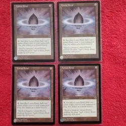 Magic The Gathering Lotus Petal x4 Artifact Cards English Regular April Lee - Image 1