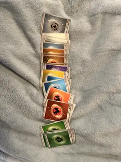 Pokemon 151 Basic Energy Cosmo Holo 4x Full Set Of (8) SVE 001-008- 32 Cards - Image 2