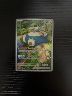 Pokemon Snorlax SVP 051 Holo Black Star Promo Card Scarlet & Violet 151 - Image 1