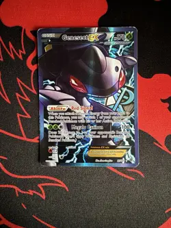 Pokemon Genesect EX TCG Full Art Holo Card Team Plasma 97/101 Plasma Blast - Image 1