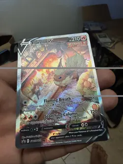 Pokemon TCG Flareon v Sword & Shield SWSH179 Holo Promo Card Mint !! - Image 2