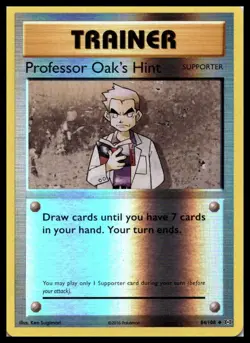 Professor Oak's Hint 84/108 XY - Evolutions Reverse Holo Pokemon Card | NM - Image 1
