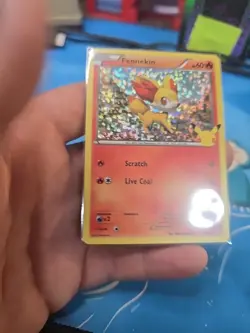 Pokemon Fennekin Holo TCG Card 14/25 McDonald's 25th Anniversary Edition - Image 3