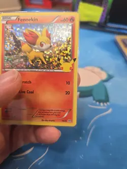Pokemon Fennekin Holo TCG Card 14/25 McDonald's 25th Anniversary Edition - Image 4