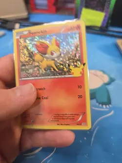 Pokemon Fennekin Holo TCG Card 14/25 McDonald's 25th Anniversary Edition - Image 5