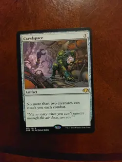 MTG Dominaria Remastered Crawlspace Regular Card NM Condition B - Image 1