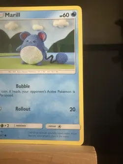 Marill 34/147 Sm-Burning Shadows Regular LP/NM ASAKA lto Pokemon TCG Card - Image 3