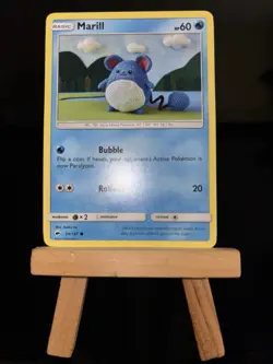 Marill 34/147 Sm-Burning Shadows Regular LP/NM ASAKA lto Pokemon TCG Card - Image 4