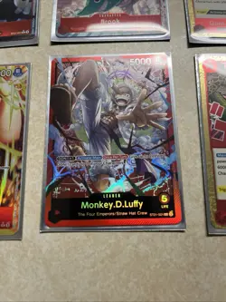 ONE PIECE Card Game Monkey D Luffy GEAR5 ST21-001 Promo Card English - Image 2