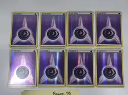 2011 Unnumbered Reverse Holo Energy Pokemon Card Lot Of 8 Psychic LP - Image 2