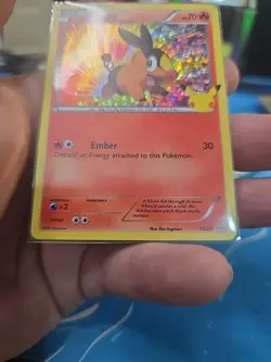 Pokemon Card Tepig 13/25 McDonald’s 25th Anniversary Promo Holo Near Mint - Image 2