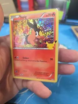 Pokemon Card Tepig 13/25 McDonald’s 25th Anniversary Promo Holo Near Mint - Image 5