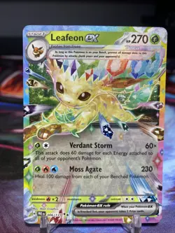 Pokemon TCG Leafeon EX Double Rare Holo Card 006/131 Prismatic Evolutions - Image 2