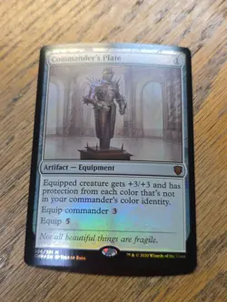 Commander’s Plate Extended Art Foil Commander Legends - Image 1