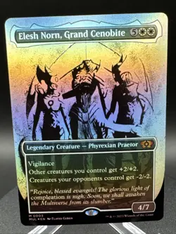 MTG FOIL Elesh Norn, Grand Cenobite - Multiverse Legends #003 - Image 1
