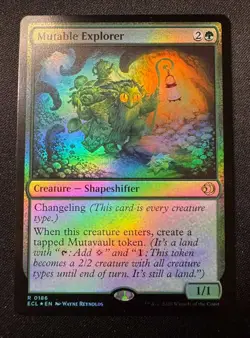 Mutable Explorer - Foil - 0186 Lorwyn Eclipsed MTG - NM - Image 1