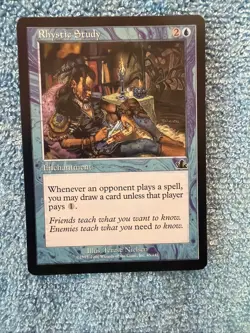 Rhystic Study Prophecy Regular LP Mtg #45 - Image 1