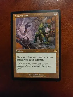 MTG Crawlspace (Retro Frame) Dominaria Remastered Regular Near Mint NM B - Image 1