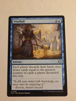 Windfall X1 LCC MTG Commander Lost Caverns Of Ixalan - Image 1