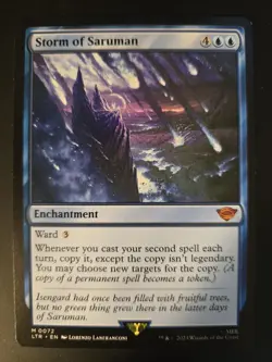 Storm of Saruman NM Lord of the Rings: Tales of Middle-earth MTG FREE SHIPPING - Image 1