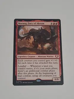 Moraug, Fury of Akoum - [Commander Edge of Eternities] NM MTG - Image 1