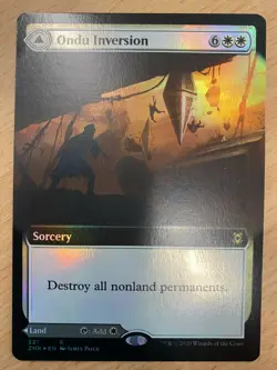 Ondu Inversion / Ondu Skyruins FOIL EXTENDED - Zendikar Rising (Mint) - Image 1
