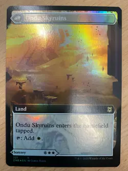 Ondu Inversion / Ondu Skyruins FOIL EXTENDED - Zendikar Rising (Mint) - Image 2