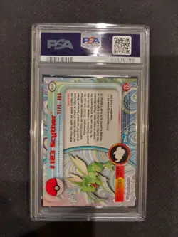 PSA 9 Scyther Foil Topps Pokemon Animation Series 3 - Image 2