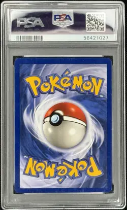 1999 Pokemon Fossil Unlimited 10/62 Holo Lapras PSA Grade 6 - Image 4