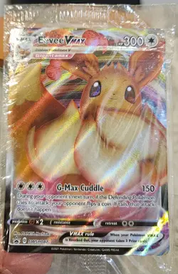 Pokemon TCG Eevee VMAX Sword & Shield Swsh087 Holo Promo (SEALED) - Image 1