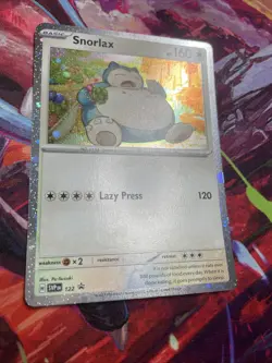 Pokemon TCG Snorlax SVP 122 Cosmos Holo Twilight Masquerade Promo NM (B) - Image 2