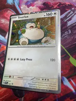 Pokemon TCG Snorlax SVP 122 Cosmos Holo Twilight Masquerade Promo NM (B) - Image 3
