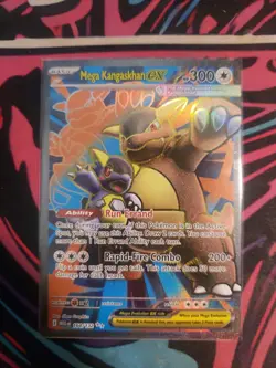 Pokemon TCG- Mega Kangaskhan ex 164/132 Me01: Mega Evolution Holo - Image 1