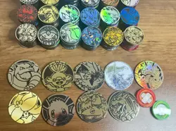 Pokemon Coin Lot x185 RARE! TCG Coins - Image 2