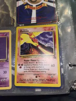 Pokemon Movie Promos Moltres Black Star Promo #21 Nm - Image 1
