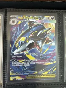 Mega Sharpedo ex Holo Pokemon #127/094 Special Illustration Rare SIR~FRESH - Image 1