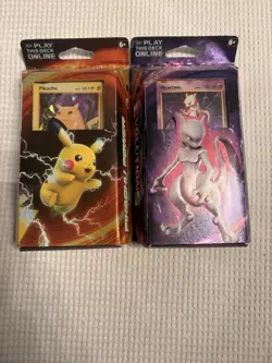 Pokemon TCG XY Evolutions Pikachu Power and Mewtwo Mayhem Theme Decks (Sealed) - Image 1