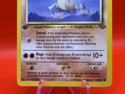 Cubone NM Condition - Pokemon 1st Edition Jungle Set 1999 - Common Ungraded - Image 3