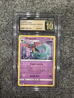 2024 Pokemon McDonald's Promo Dragapult #006 CGC Pristine 10 - Image 1