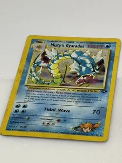 Pokemon TCG Misty's Gyarados Holo Rare Gym Challenge 13/132 Unlimited Edition HP - Image 4