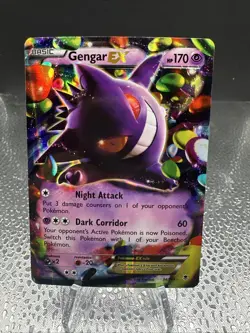 Gengar EX 34/119 (NM) - 2014 XY Phantom Forces - Ultra Rare Holo Pokemon TCG - Image 1