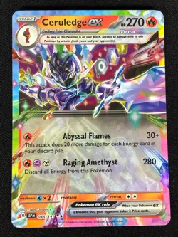Pokemon Ceruledge EX 036/191 Ultra Rare Holo (NM) - Image 1