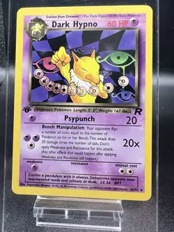 Pokemon TCG Dark Hypno 26/82 1st Edition Team Rocket - Image 1