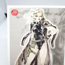 49 Fortune Metal Gear Solid 2 Menko SLAMMER Card Size 8.2cm x 5.4cm KONAMI - Image 2