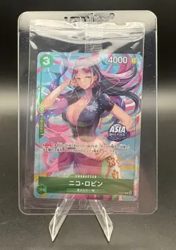 Nico Robin P-111 P ASIA PROMO One Piece Mini-tin Pack Set vol.2 Japanese SEALED - Image 1